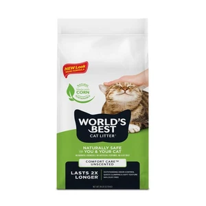 World's Best Cat Litter 28lb Original Comfort Care Unscented, 12.7 kg uk - Picture 1 of 1