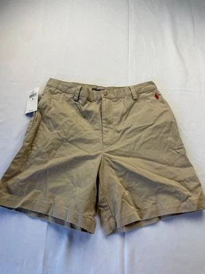 Ralph Lauren Sport Shorts Boys Size 8 Tan Khaki Chino Flat Front Outdoor NWT - Image 1 of 4