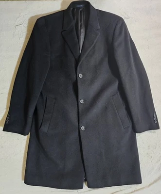 Chaps Ralph Lauren Signature Wool Blend Single Breasted Overcoat Men's Size 42 L - Image 1 of 4