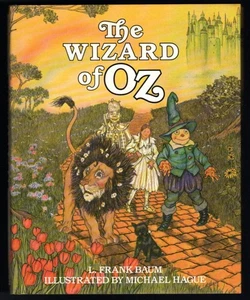 The Wizard Of Oz -Frank Baum HC 1982 Michael Hague Signed w/Full Lion Sketch! - Imagen 1 de 2