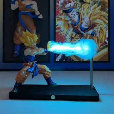 Dragon Ball Z Goku Kamehameha Night Light - Levitating Desk Lamp Gaming Decor - Image 1 of 4
