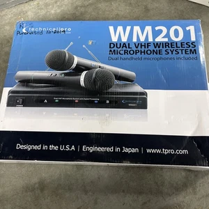Sistema de micrófono inalámbrico VHF doble Technical Pro WM201 - Imagen 1 de 2