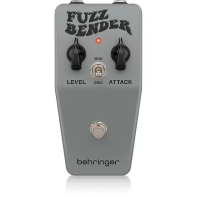 Pedal de zumbido Behringer Fuzz Bender estilo años 60 vintage con interruptor de mod de sesgo personalizado Foto 1 de 4