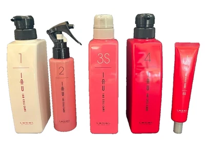 LebeL IAU Cell Care Set de 5 Champú Cuidado del Cabello Suave y Ligero 3S (sedoso) Foto 1 de 2