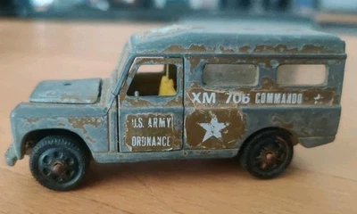 Miniatures Mebetoys Vintage Land Rover US Army Ordnance Réf A-67 Made in Italy - Photo 1/4