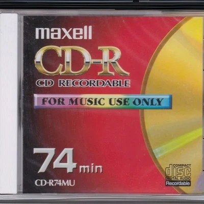 Maxell CD - R FOR MUSIC USE ONLY 1 STÜCK NEU + OVP - Bild 1 von 2
