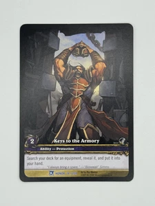 World of Warcraft TCG Honor 78/208 Extended Art Keys to the Armory - Picture 1 of 1