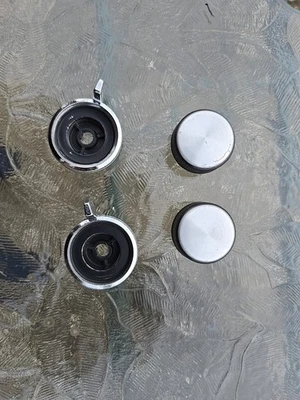 1980 1981 Camaro Chevelle Malibu Radio Tuning Knobs Dash Trim Buttons OEM - Image 1 of 4