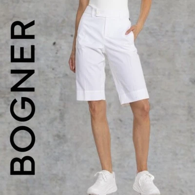 Bermudas de tela elástica Lara Gabardina Bogner nuevas con etiquetas blancas/12 precio de venta sugerido por el fabricante $290 Foto 1 de 4