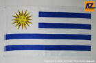 URUGUAY FLAG 3' x 5' - URUGUAYAN FLAGS 90 x 150 cm - BANNER 3x5 ft Light polyest