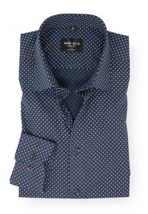 Marvelis Herren Businesshemd Langarm Body Fit,Muster,New Kent - Picture 1 of 4