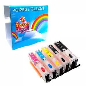 EDIBLE CLEANING CARTRIDGES FOR CANON CLI-251 PGI-250 Not Ink cartridges - Picture 1 of 4