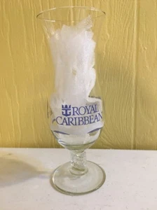 SOUVENIR ROYAL CARIBBEAN HURRICANE COCKTAIL GLASS 12 OZ. 8 1/4" CRUISE - Picture 1 of 7