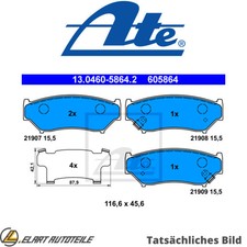 THE BRAKE LINING SET, THE DISC BRAKE FOR SUZUKI GRAND VITARA I FT HT G16B RFM