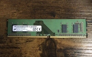 Desktop Memory- Micron 4GB 1Rx16 PC4-2666V MTA4ATF51264AZ-2G6E1 - Picture 1 of 5