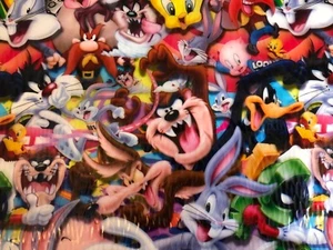 Hydrographischer Film Looney Toons 100 cm Hydro Diving Hydrographie gerollt - Bild 1 von 1