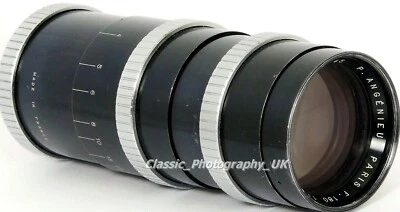 P. Angenieux PARIS F.180 1:4.5 Type P21 180mm F4.5 RARE Telephoto Lens M42 Screw - Image 1 of 4