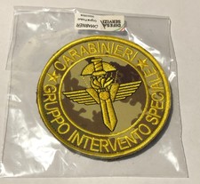 PATCH CARABINIERI GRUPPO INTERVENTO SPECIALE - VEGETATO