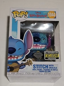 FUNKO POP! Stitch with Ukulele Diamond Edition Vinyl figure Exclusive #1044 - Picture 1 of 6