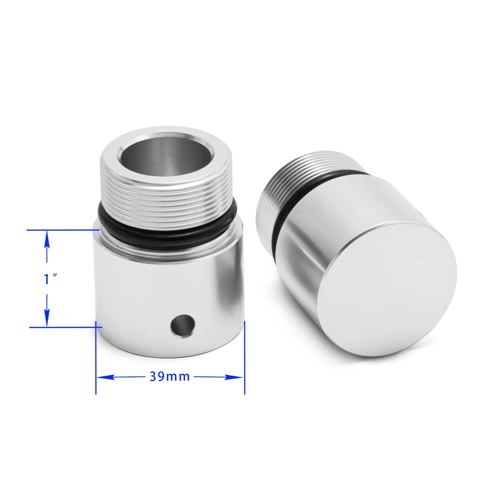 1" Prolunga per Tubo Forcella Anteriore da 39mm per Harley Sportster XL 883 1200 - Immagine 1 di 4