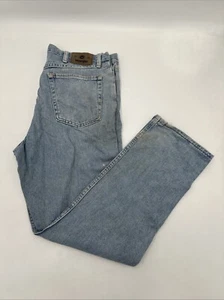 Wrangler Blue 97601SB Relaxed Straight Fit Denim Jeans Premium Retro W 36 L 32 - Picture 1 of 8