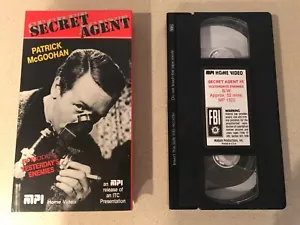 Secret Agent Episode 5: Yesterday's Enemies (VHS, 1986) Patrick McGoohan - Picture 1 of 3