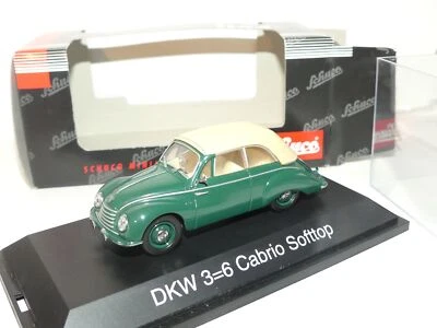 DKW 3 6 F91 CABRIOLET Vert SCHUCO 1:43 - Photo 1/2