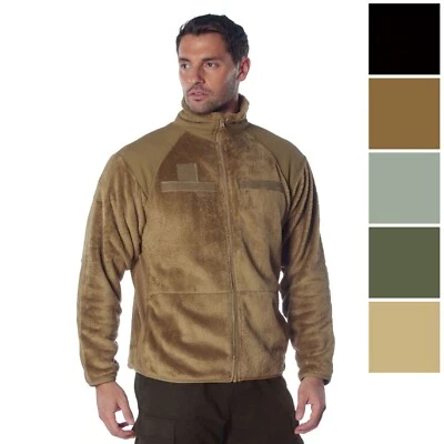 Rothco Soft Polar Fleece Sweatshirt ECWCS Tactical Gen III Level 3 Field Jacket - Image 1 of 4