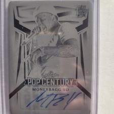 2023 LEAF POP CENTURY MONEYBAGG YO BLACK PLATE 1/1 AUTOGRAPH 