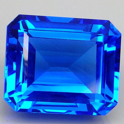 22,1 quilates ¡¡¡Apelativo!!! Esmeralda de cuarzo azul aciano Foto 1 de 3