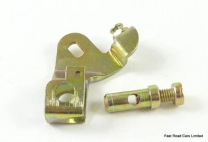WEBER 32/34 DMTL & 34 DMTR CARBURETTOR THROTTLE LEVER NEW WITH FERRULE - Picture 1 of 2