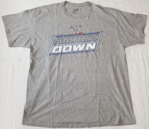 WWE Smackdown T-Shirt Herren Gr. XL WWF grau - Bild 1 von 6