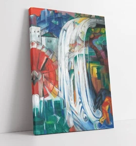FRANZ MARC, THE BEWITCHED MILL -CANVAS WALL ARTWORK PICTURE PRINT - Picture 1 of 2