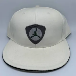 Air Jordan White Last Shot 20yrs Anniversary 8 Jumpman Hat Fitted Cap New Men - Picture 1 of 7