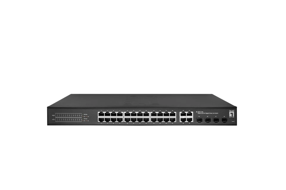 Switch GES-2128 Hilbert 28-Port Gigabit Level One - Bild 1 von 4