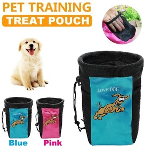 Dog Training Treat Pouch Pet Puppy Agility Bait Training Food Snack Pouch Bag AU - Picture 1 of 11