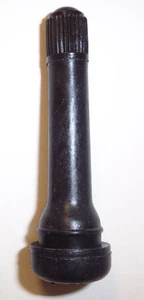 (25) TR418 STANDARD 2" SNAP IN TUBELESS BLACK RUBBER TIRE VALVE STEM TR 418 - Picture 1 of 1