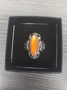 WM Wheeler Southwestern Sterling Silver Paua Shell Ring Size 10 - Picture 1 of 3