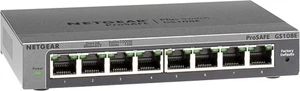 NETGEAR 8-Port Gigabit Ethernet Plus Switch (GS108Ev3) - Desktop, and ProSAFE Li - Picture 1 of 3