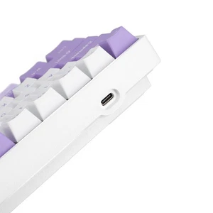 .›68 Keys Red Switch Mechanical Keyboard RGB 60 Percent USB C Wired Gaming Keybo - Picture 1 of 23