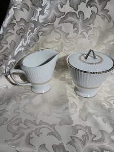 Trend Newport. Creamer, Sugar Bowl And Lid. - Picture 1 of 5