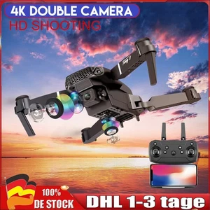 Faltbar Drohne 4K Mini Selfie Drone RC Quadrocopter für Erwachsene Kinder 3 Akku - Bild 1 von 22