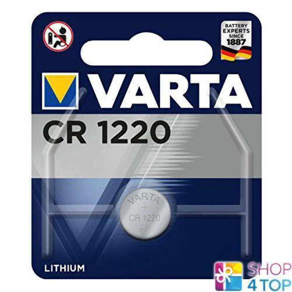 VARTA CR1220 LITHIUM BATTERY 3V CELL COIN BUTTON WATCH EXP 2032 NEW - Image 1 of 1