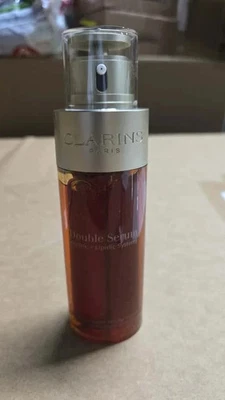 Clarins paris Double Serum 3,3 fl oz tratamento facial antienvelhecimento hidrico + lipídico - Imagem 1 de 2