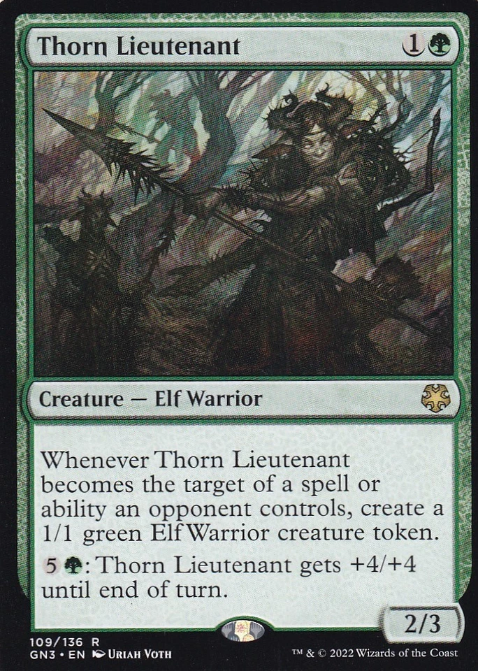 MTG Thorn Lieutenant English GN3 - Image 1 of 1