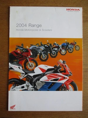 Honda Range Poster - Sales Brochure (2004); Inc Fireblade, VTR1000 - Image 1 of 4