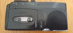 Sanyo Talk Book Micro Cassette TRC-520M Voice Recorder & case tested - Picture 1 of 8