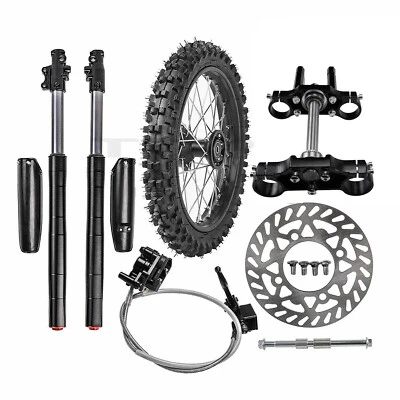 Front Forks Triple Suspension Kit 17" Wheel 70/100-17 Pit Bike 110cc 125cc 140cc - Image 1 of 4