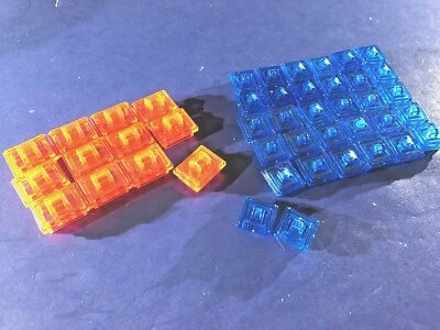 Monopoly The .COM Edition 2000 Replacement Pieces: 12 Hotels 32 Houses dot tech - Image 1 of 2