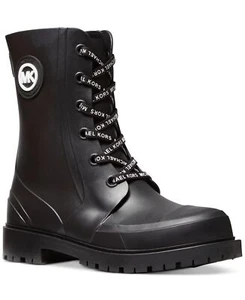 Michael Kors Montaigne Rain Boots, Black, 6 M - Picture 1 of 2